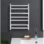 Heated Towel Rack Square 7 Bars 800Hx600Wx120D - Chrome